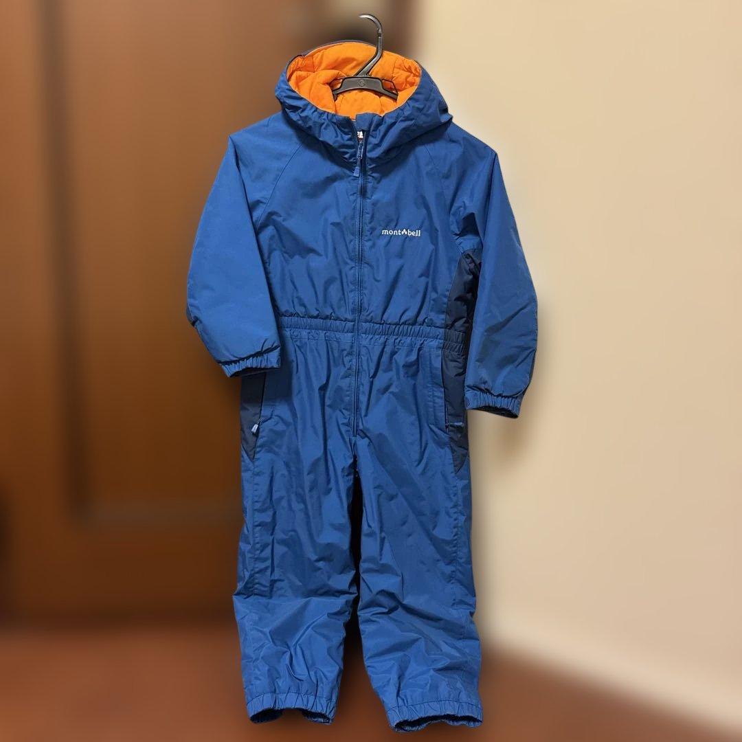 【状態良好】モンベル　スノーウェア　スキーウェア　スノーボードウェア 120cm