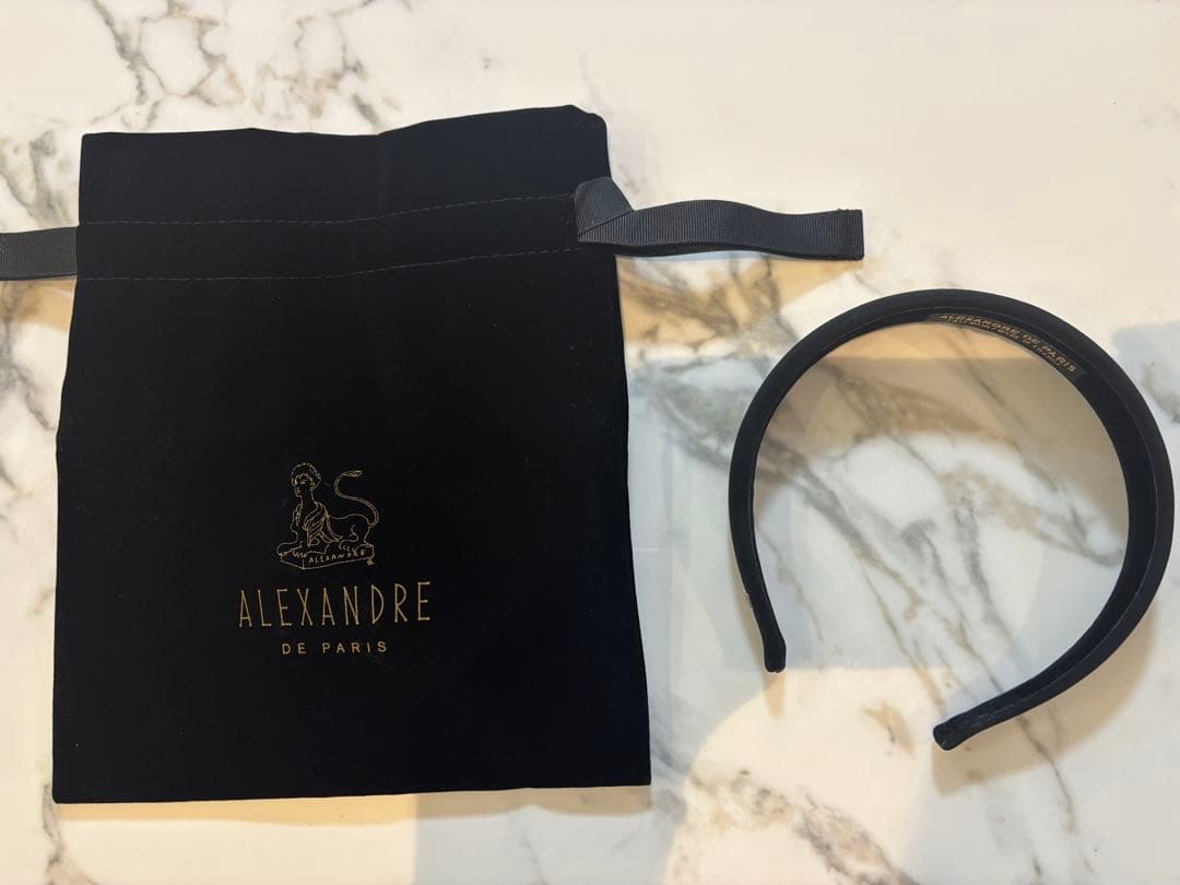 ALEXANDRE DE PARIS 黒 カチューシャ