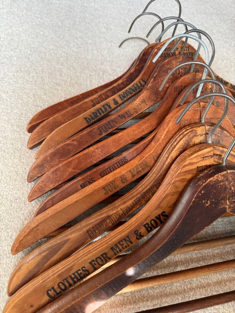 アンティーク　ハンガー　10本