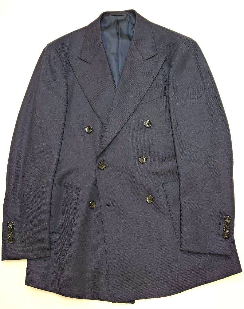 【一日値下】BEAMS F リングヂャケット製 フィレンツェモデル 42 ナス紺