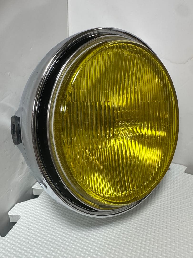 当時物SUZUKI刻印入りIPF凹みレンズ付きヘッドライトGS400GT380