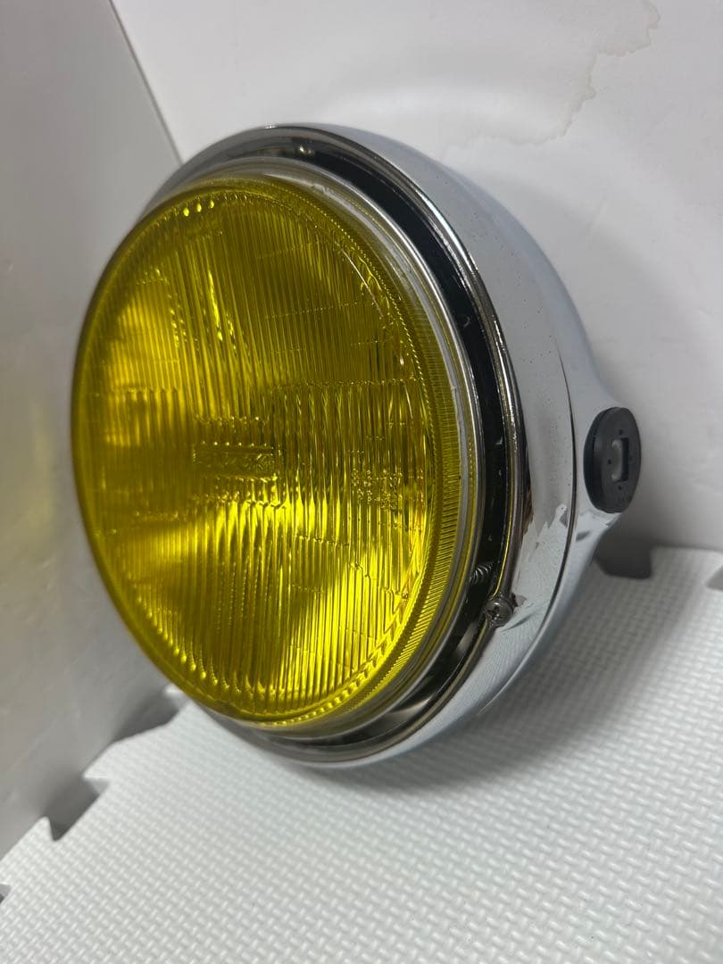 当時物SUZUKI刻印入りIPF凹みレンズ付きヘッドライトGS400GT380