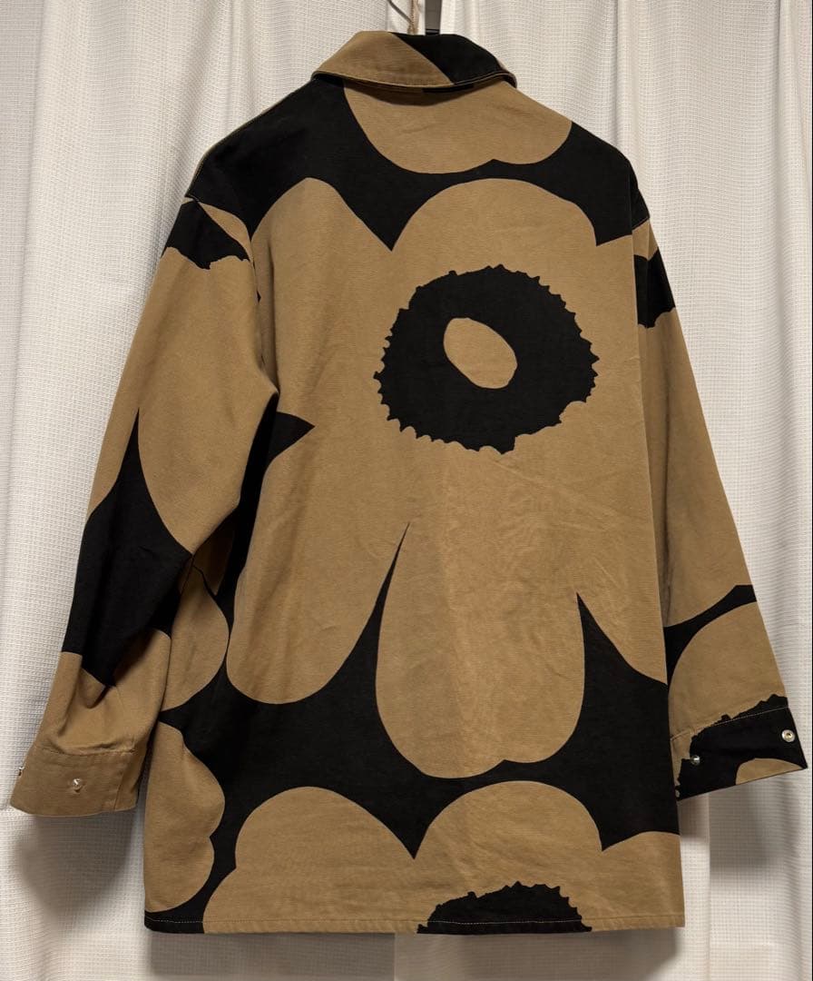 試着のみ:マリメッコ ウニッコ シャツ 34サイズ ブラウン ジャケットにも