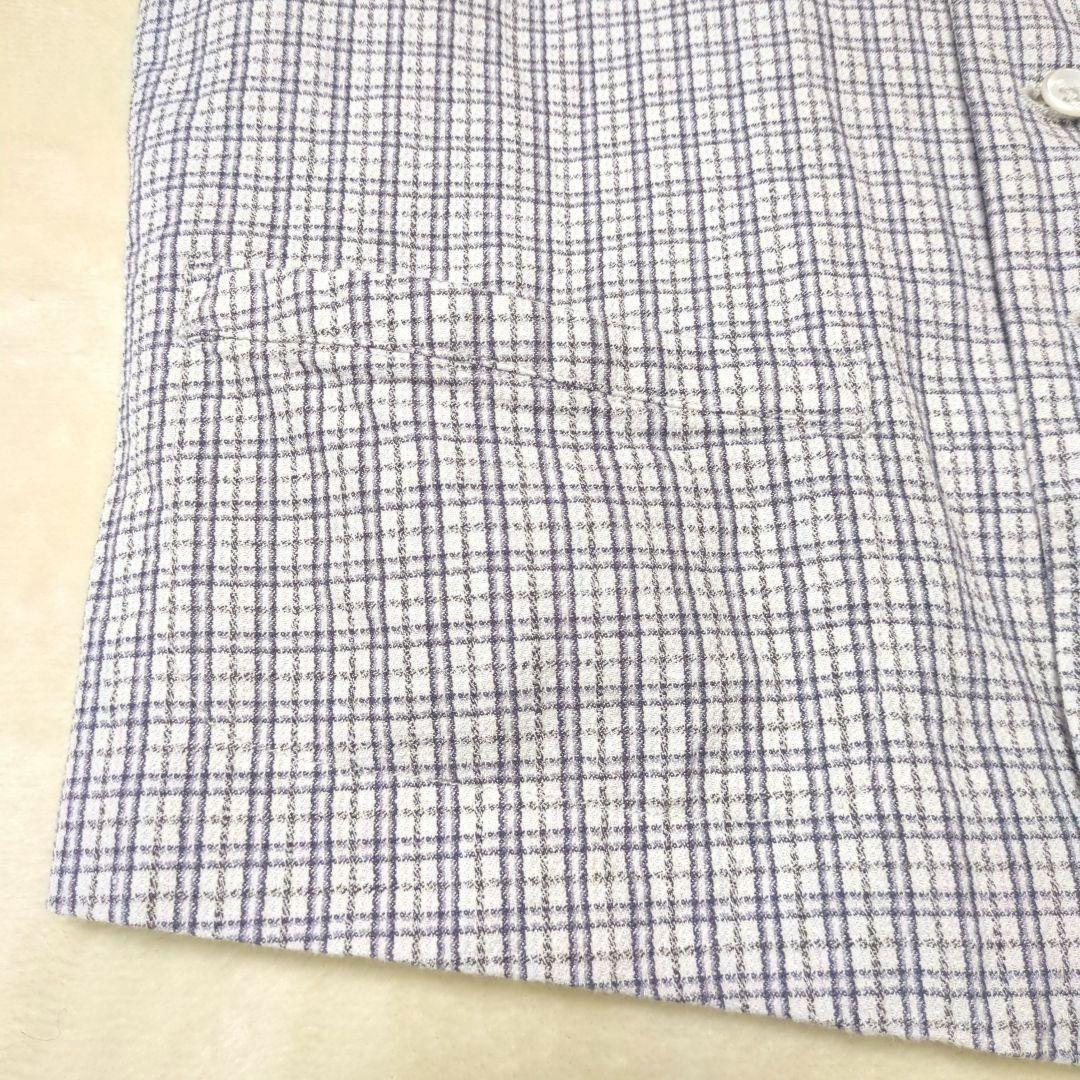 45R コットン リネンツイードの908ベスト 3 ツイード ジレ ベスト