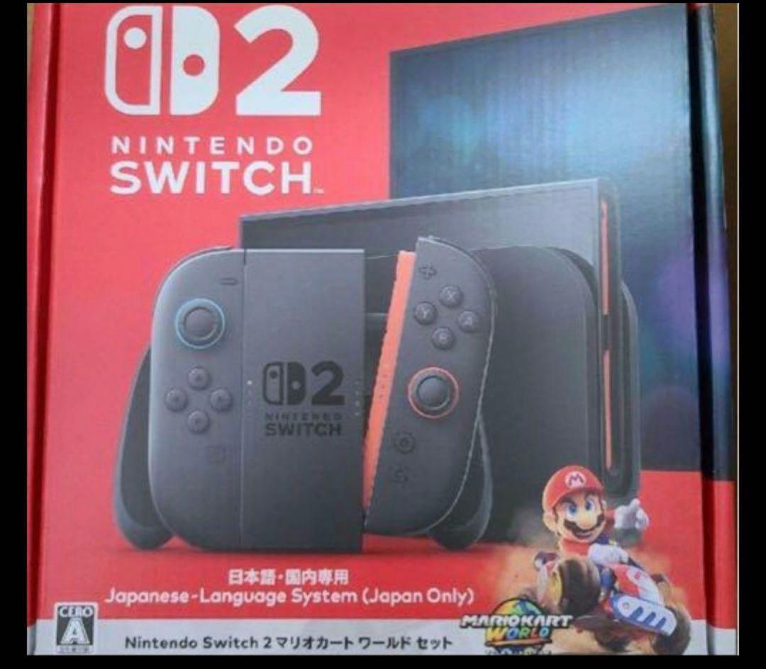 Nintendo Switch 2 日本語専用 マリオカートセットレシート付き