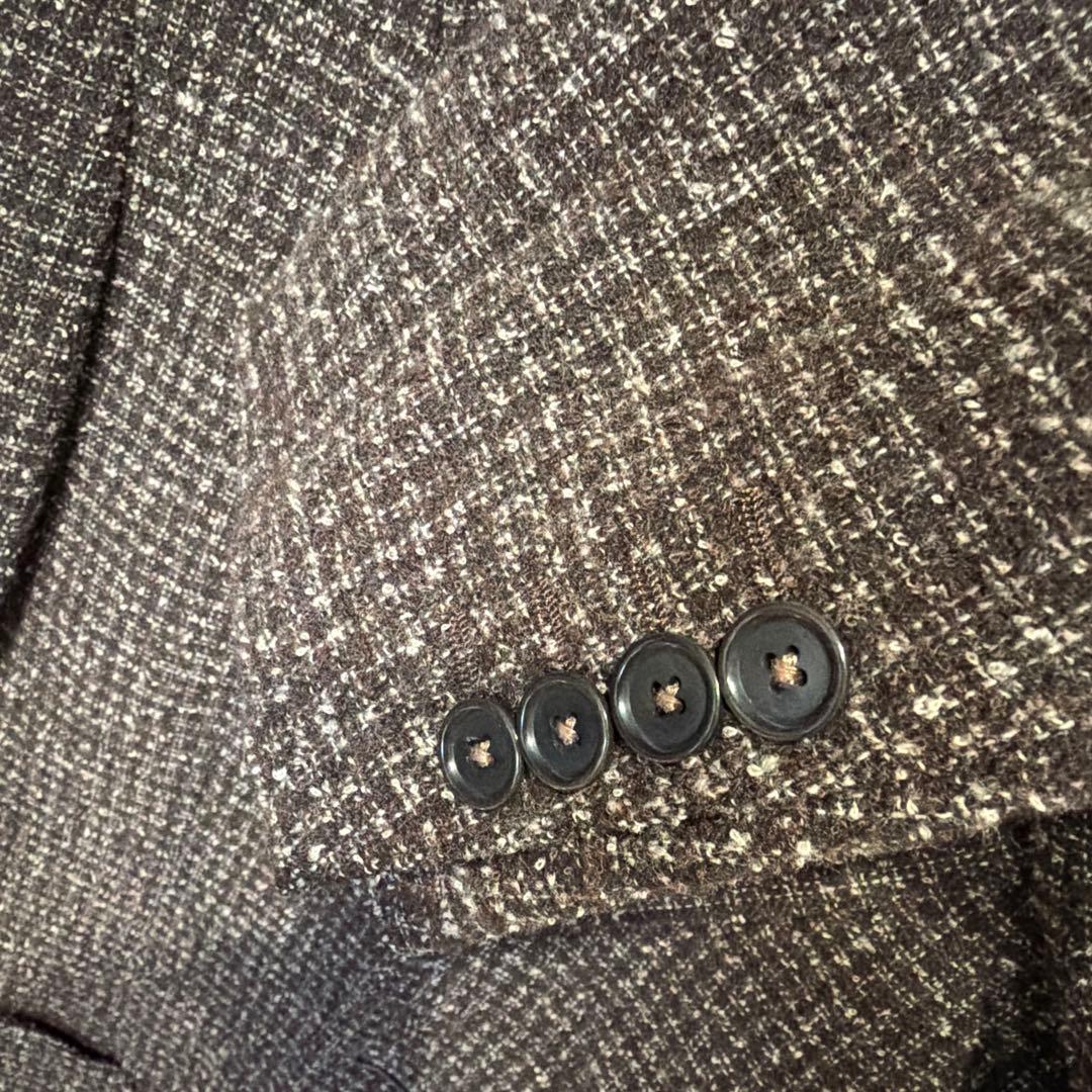 J*様 【BEAMS F】オリジナル ブラウン ツイード テーラードジャケット