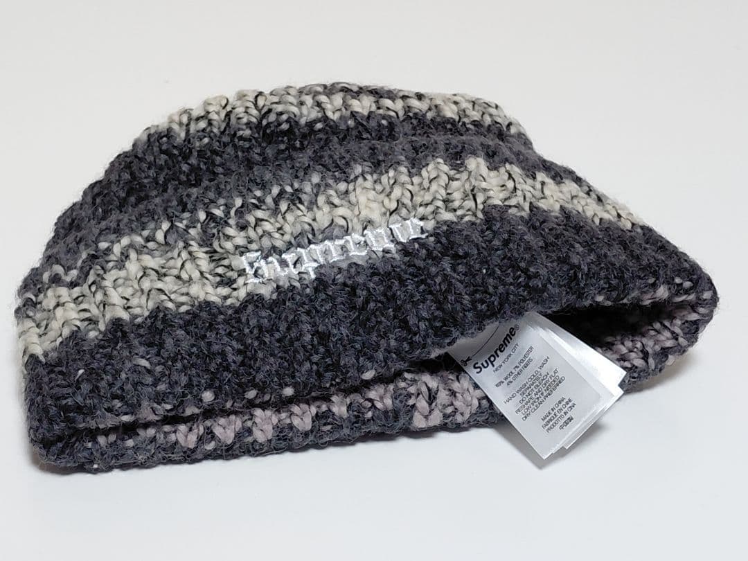【極美品】Supreme　Space　Dye　Stripe　Beanie