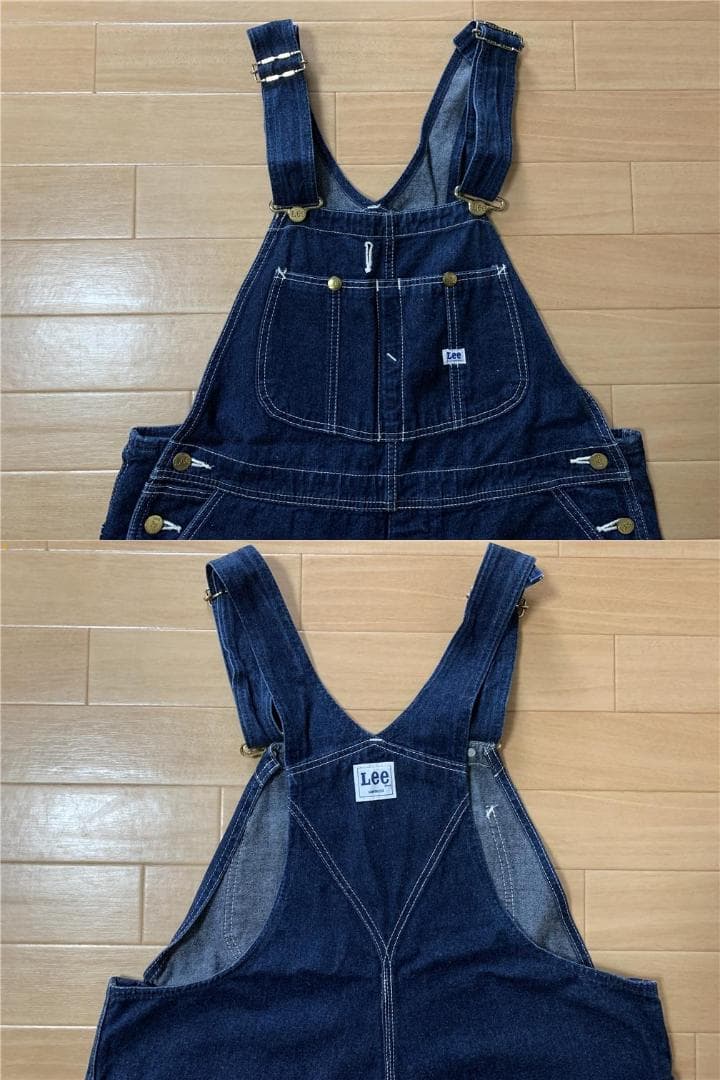 Lee 日本製☆ワイドオーバーオール☆レトロデニム☆メンズL・レディースLL