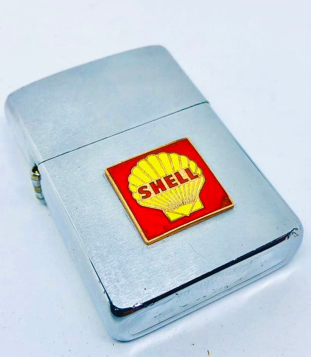 89年＊シエル＊ガソリン＊￼ビンテージ＊SHELL＊エナメル七宝製＊永久保存版