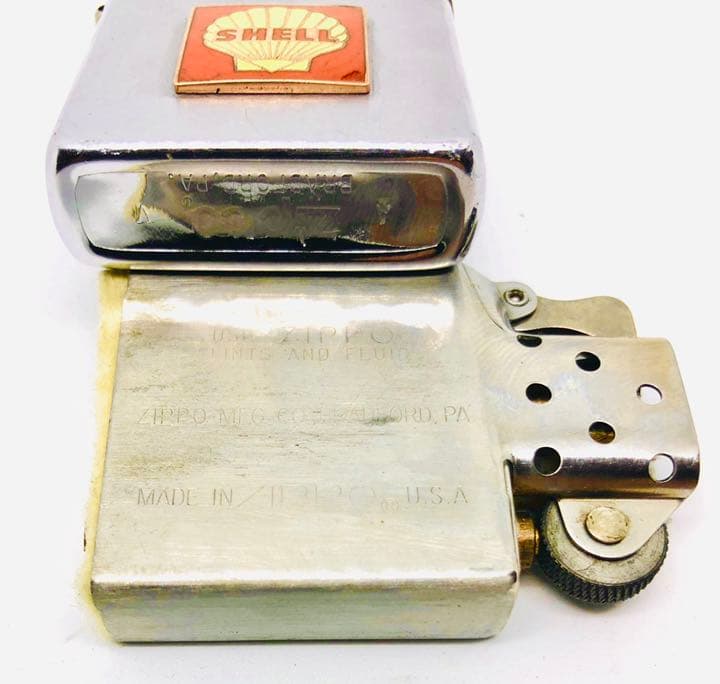 89年＊シエル＊ガソリン＊￼ビンテージ＊SHELL＊エナメル七宝製＊永久保存版