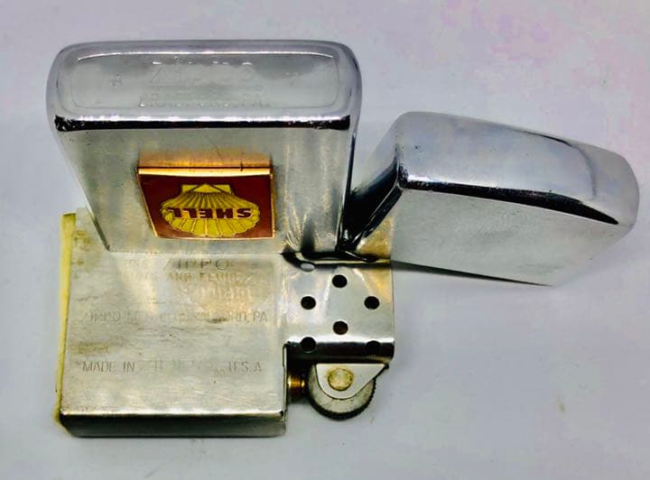 89年＊シエル＊ガソリン＊￼ビンテージ＊SHELL＊エナメル七宝製＊永久保存版