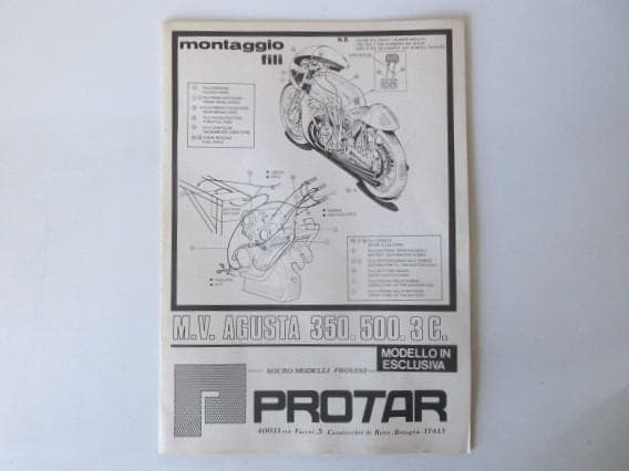 自動車 PROTAR (1/9) MV AGUSTA 500cc 3CILINDRI