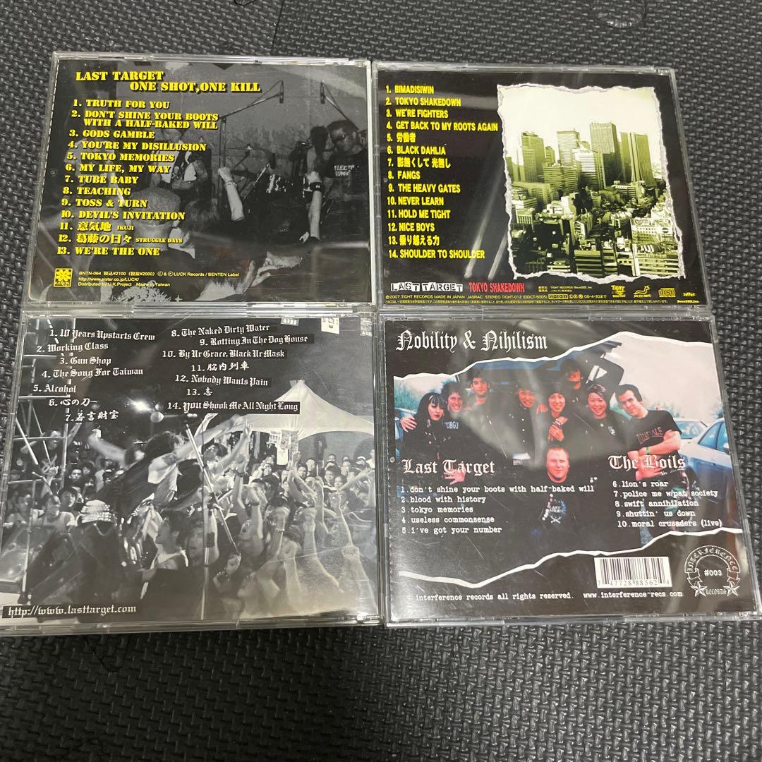 last target CD4枚セット punk oi ANGERFLARES