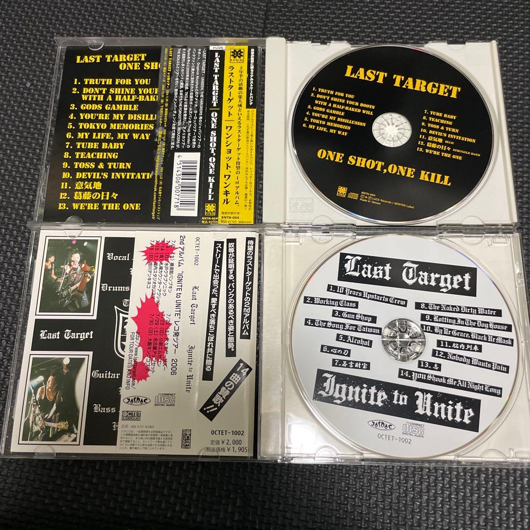 last target CD4枚セット punk oi ANGERFLARES