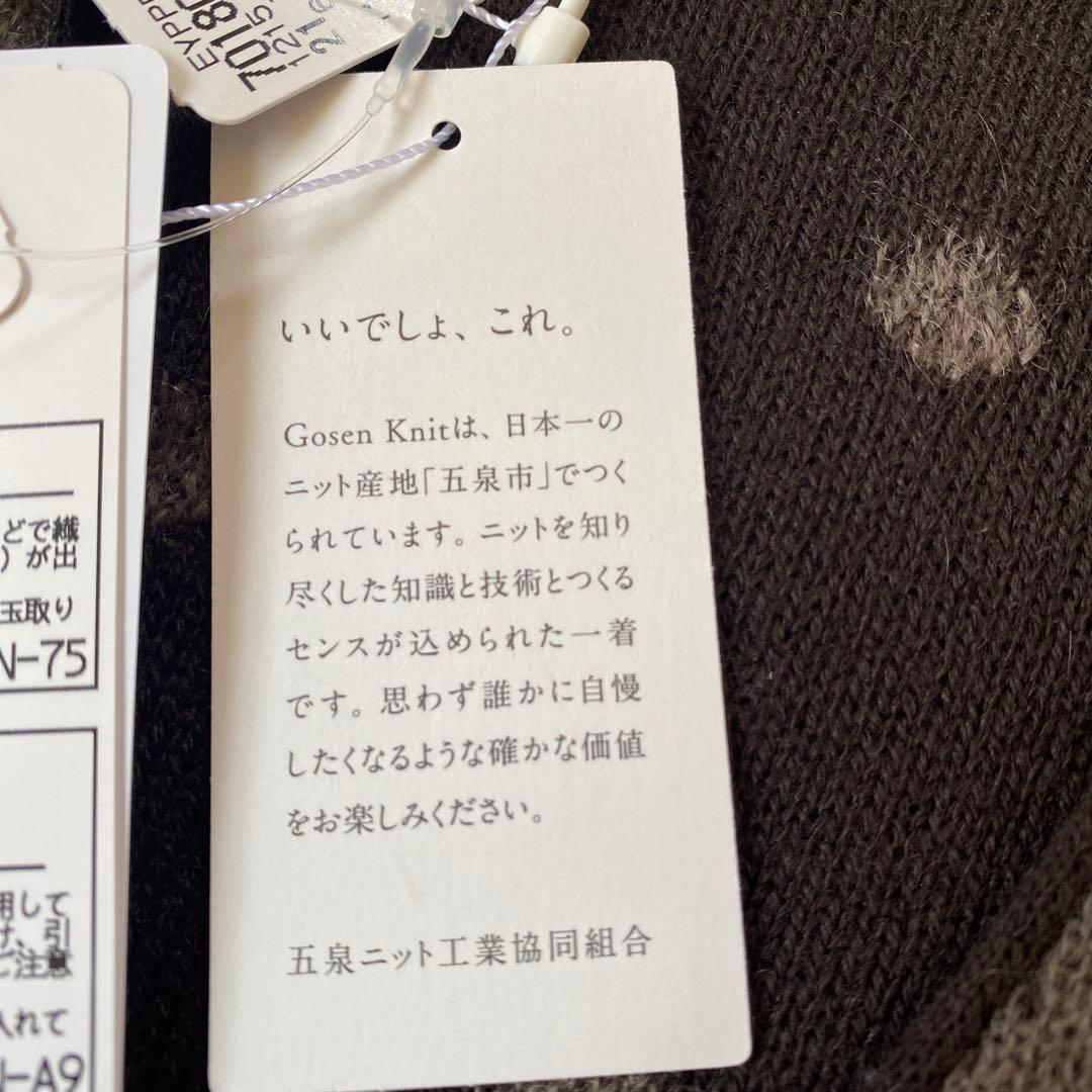 Gosen Knit 五泉ニット Chamois シャミー ゆったりニットベスト