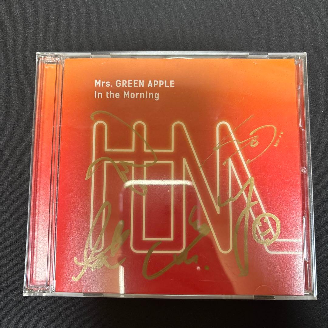 Mrs. GREEN APPLE In the Morning 直筆サイン入り