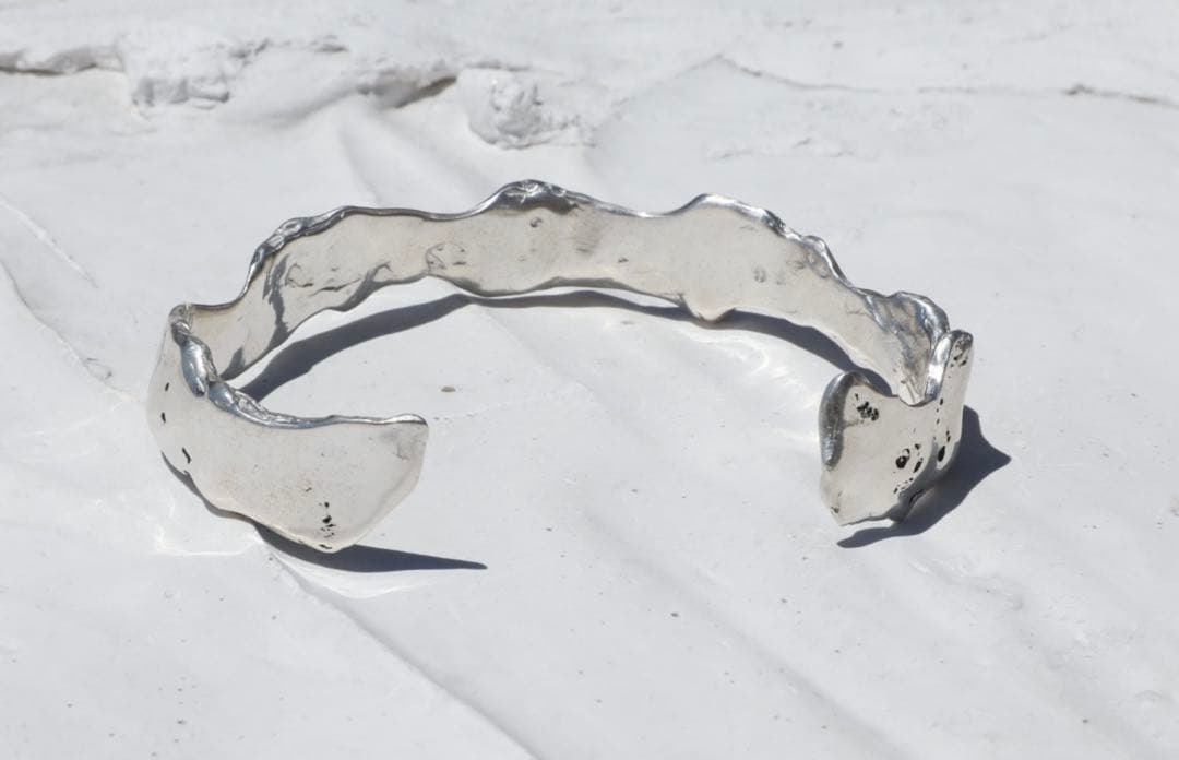 プリュイ PLUIE フローディア カフ ブレスレット バングル シルバー