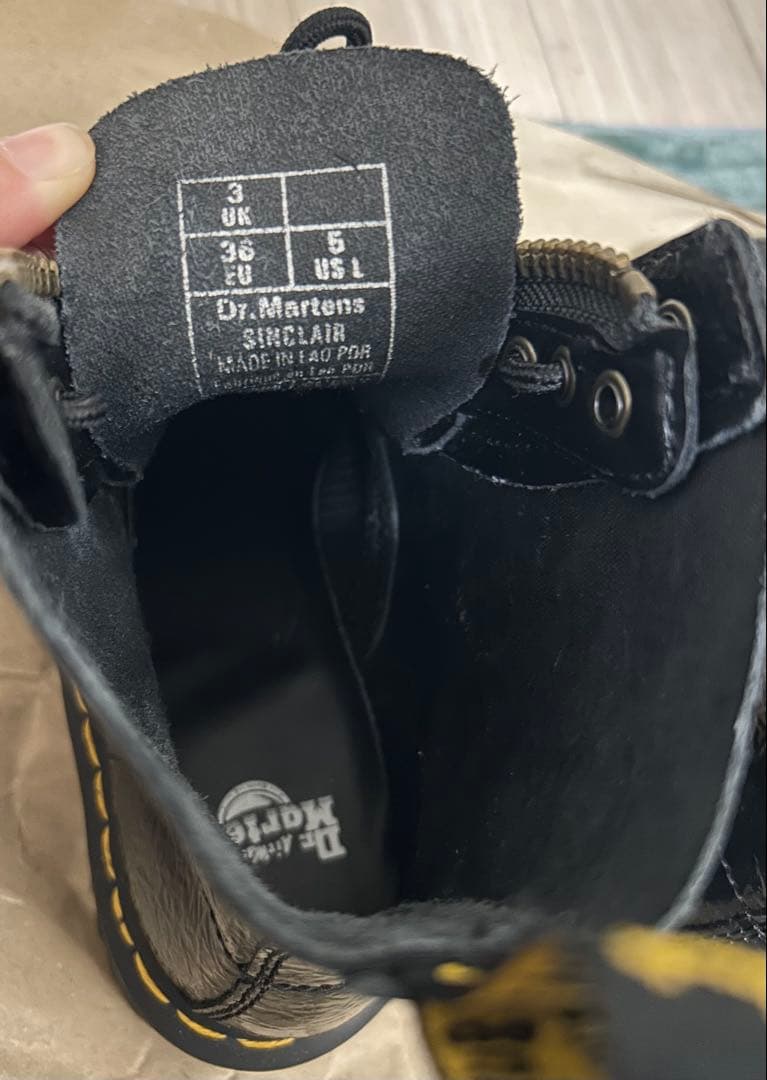 Dr.Martens　SINCLAIR パテント 8ホール22.5cm 3UK