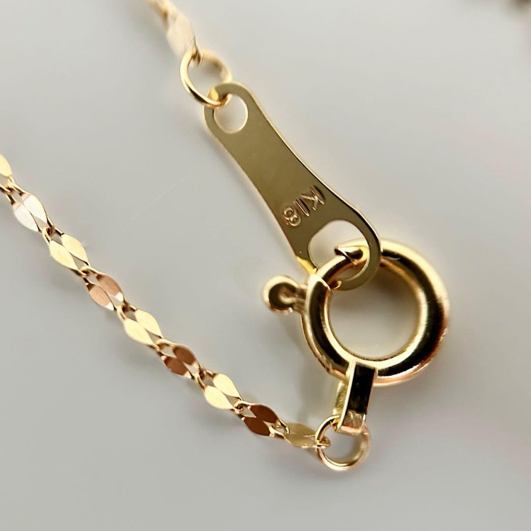 大特価❣️早いもの勝ち❣️新品✨日本製✨きらきら18金 K18 ネックレス 40cm