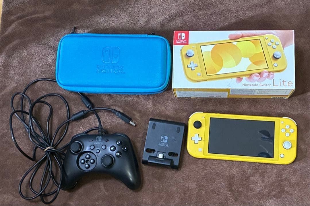 テツヤNintendoSwitchLite本体コントローラースタンドケース