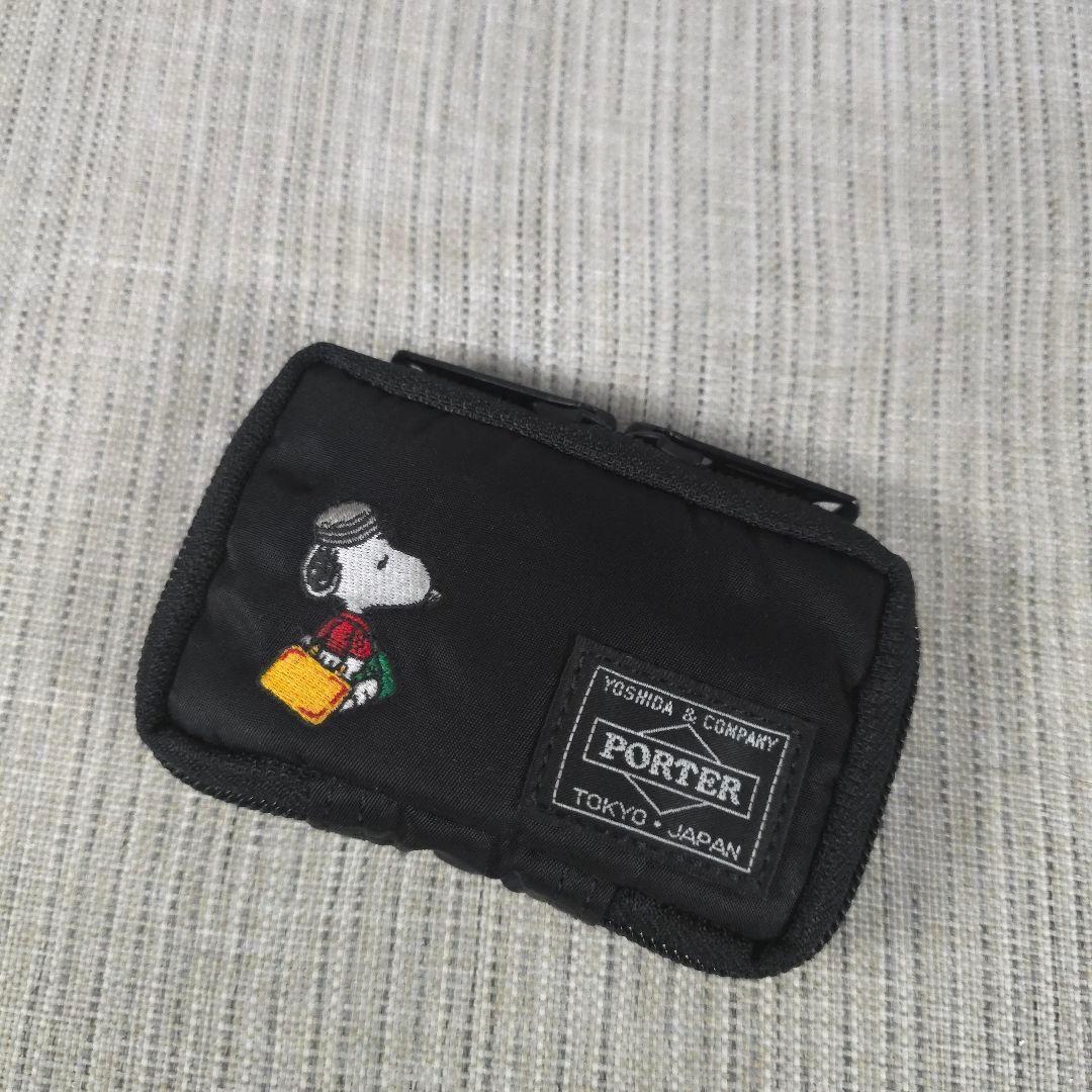 未使用　最終モデル　PORTER　スヌーピー　キーケース　ブラック