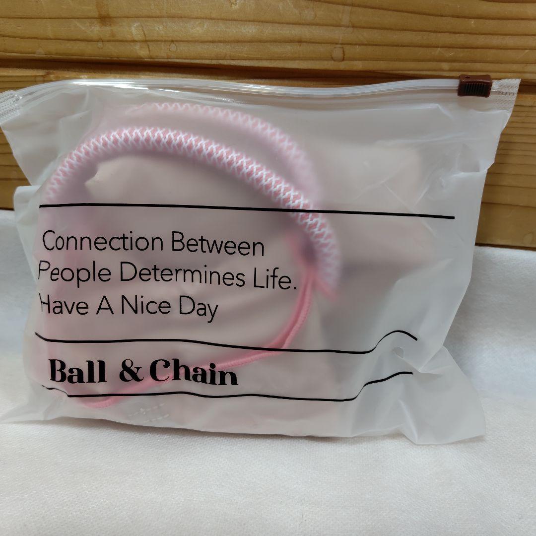✳*︎様 ボールアンドチェーン　デジレー　エコバッグ　МSサイズ　ピンクベージュ