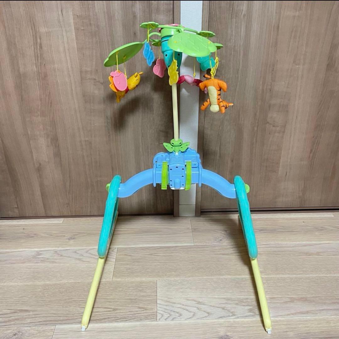 【極美品】えらべる回転6way ジムにへんしんメリーくまのプーさん