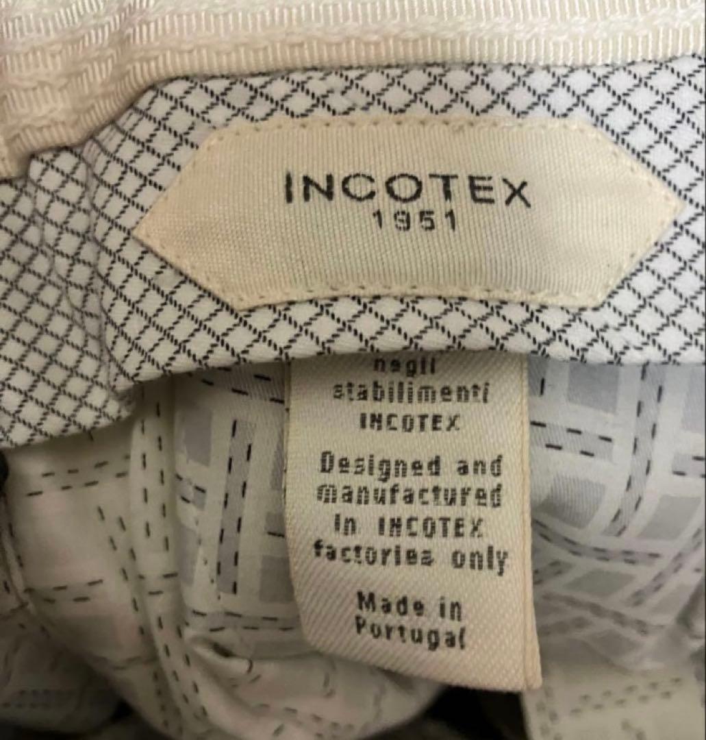 【美品】 INCOTEXドレススラックス 超定番 35型 ミディアムグレー 46