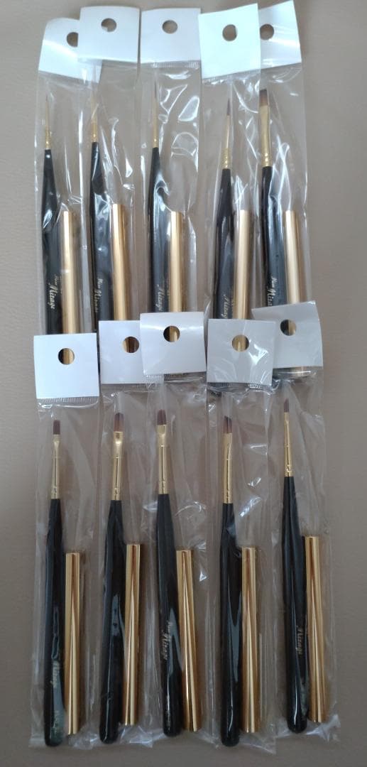 【新品】ミラージュ　ジェルネイルブラシ&ファイルセット　ケース付き