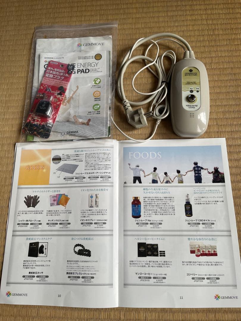 《美品》ジェンマアーシングマット ダブルサイズ