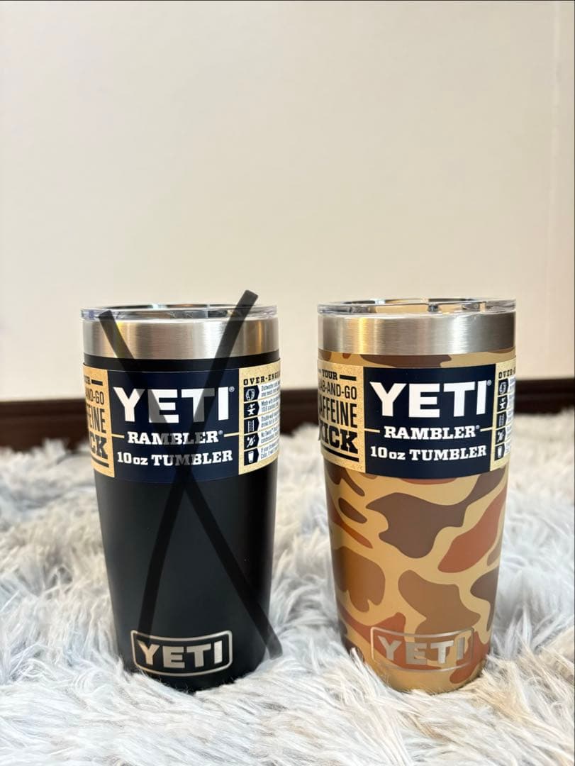 新品正規品　YETIタンブラー2個セット　ブラック　カモフラ