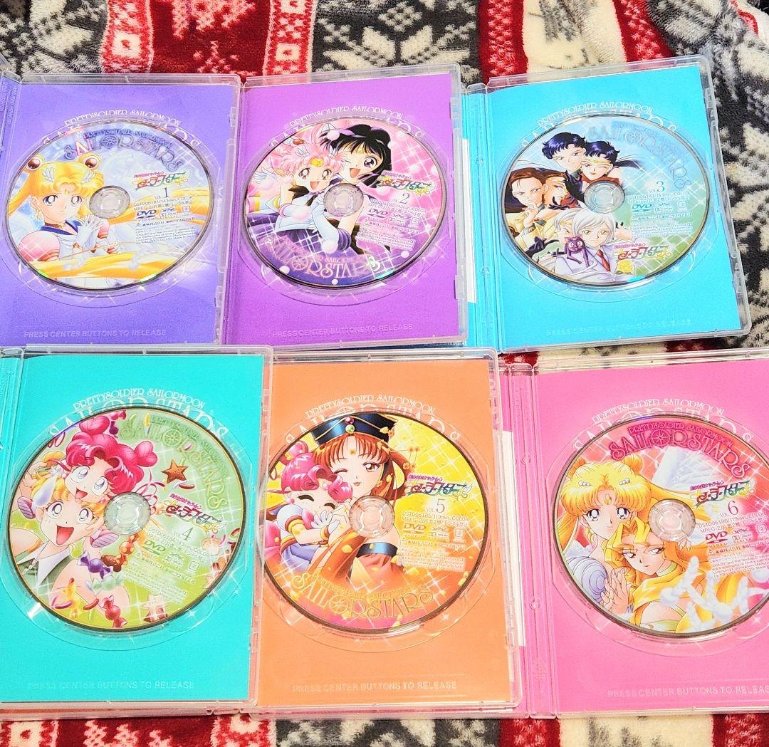 【即購入⭕】美少女戦士セーラームーンDVD 全6巻セット