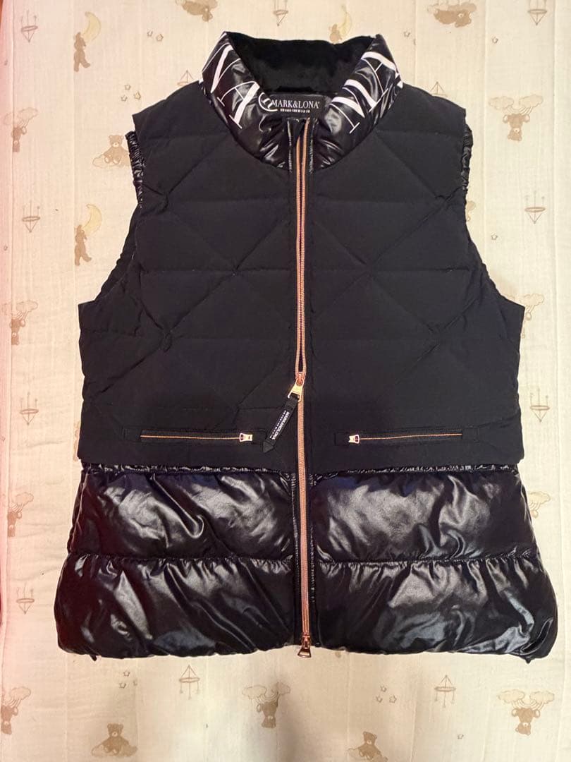 【htm♡】MARK＆LONA ブラックダウンベスト 40 【美品】