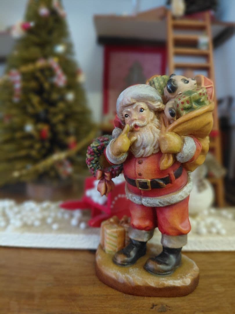 アンリ人形　サラケイ　サンタクロース　Jolly Santa