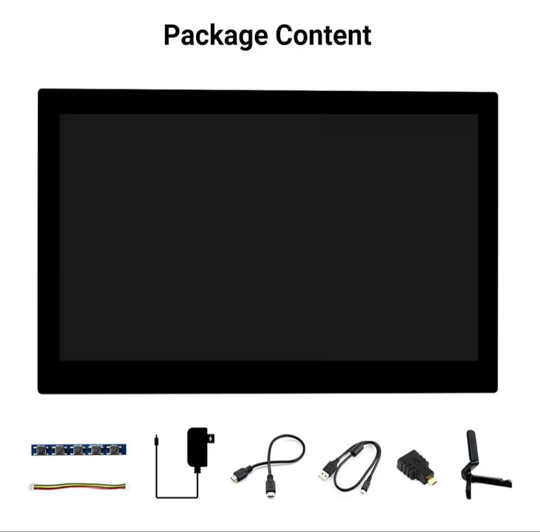 【Waveshare】13.3インチ タッチスクリーン LCD FHD