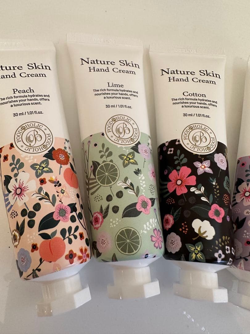 ナチュラルスキンハンドクリーム30ml×5種　お取り置き