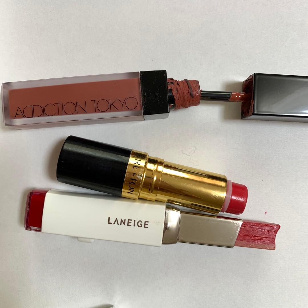 3点、アディクション+ LANEIGEラネージュ+ REVLONレブロン