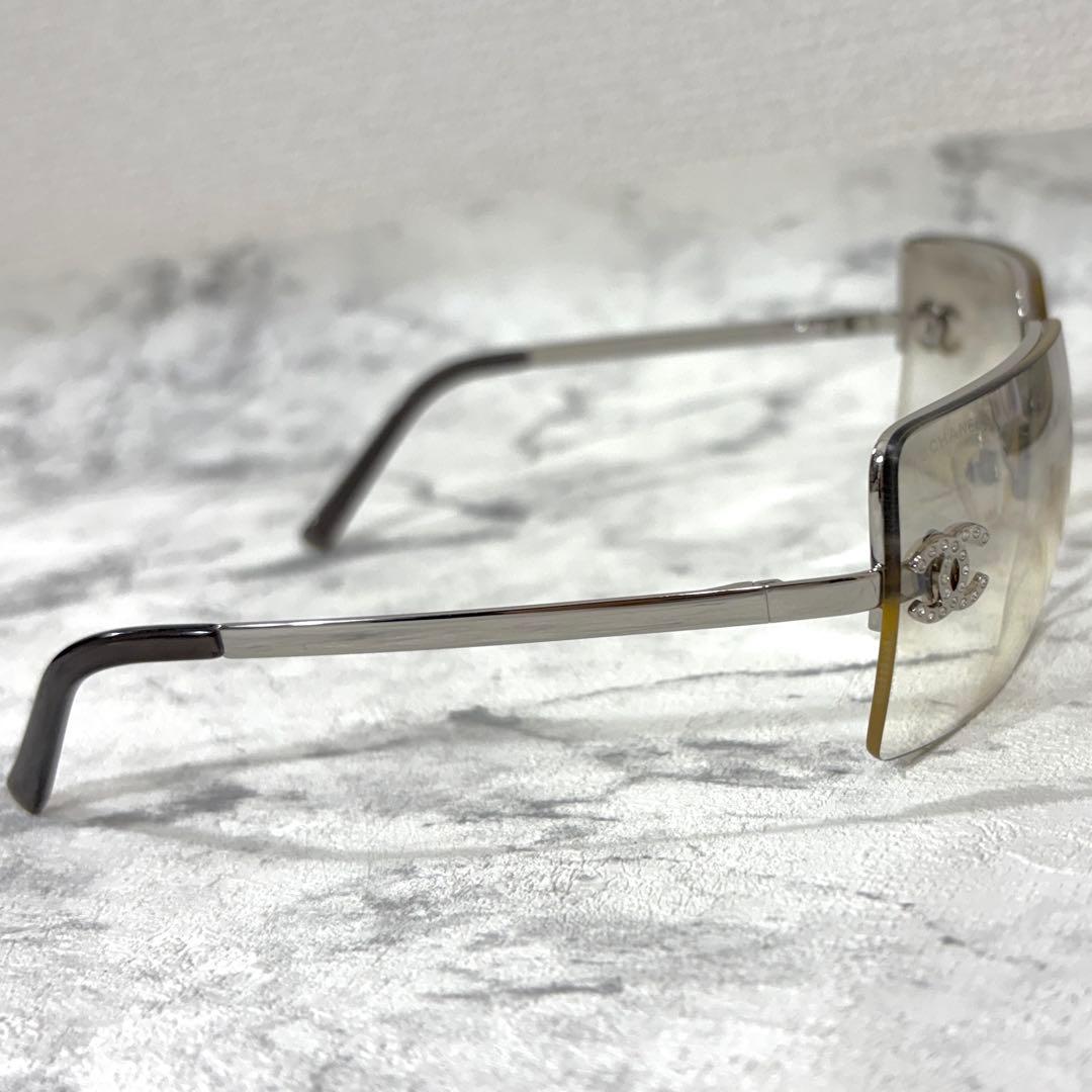 シャネル ココマーク ラインストーン サングラス グラデーション 4092-B