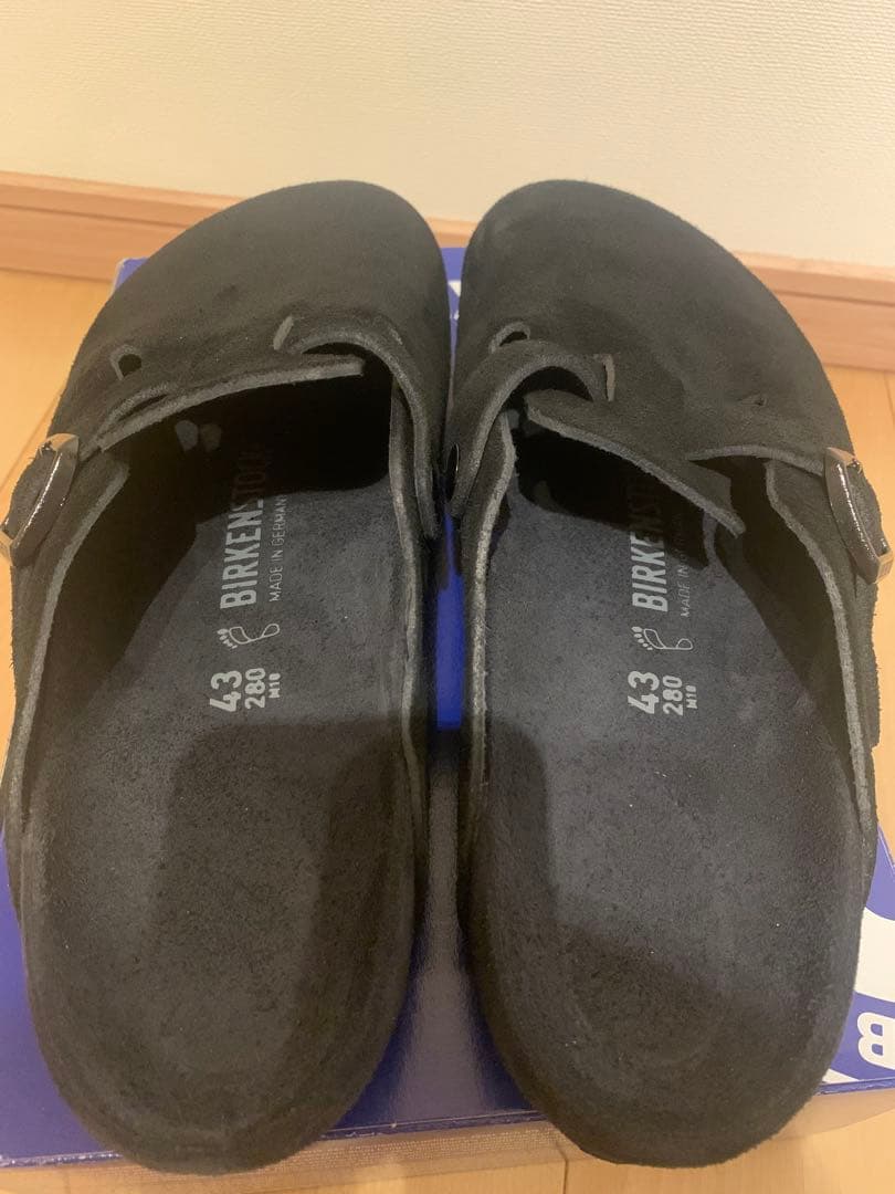 BIRKENSTOCK Boston ビームス限定　黒　28cm