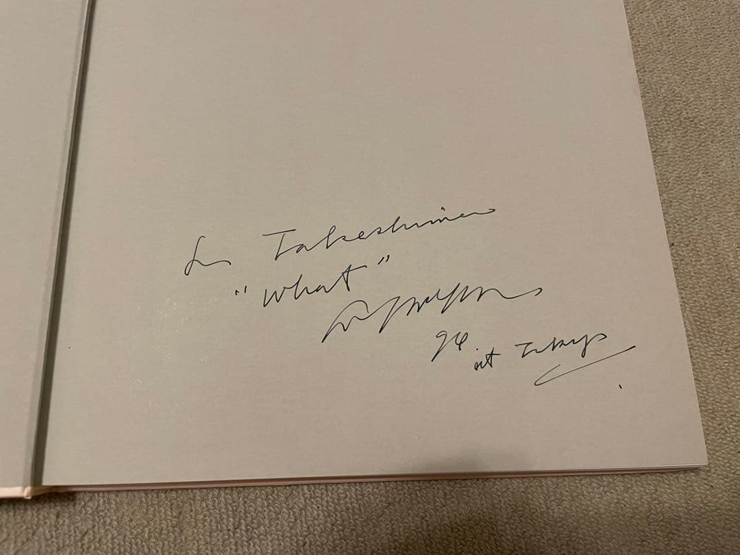 [レア商品] [サイン入り] 意味のメカニズム　荒川修作　サイン入りリブロポート