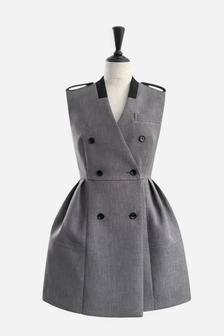 シェリエ sheller classical jacket dress