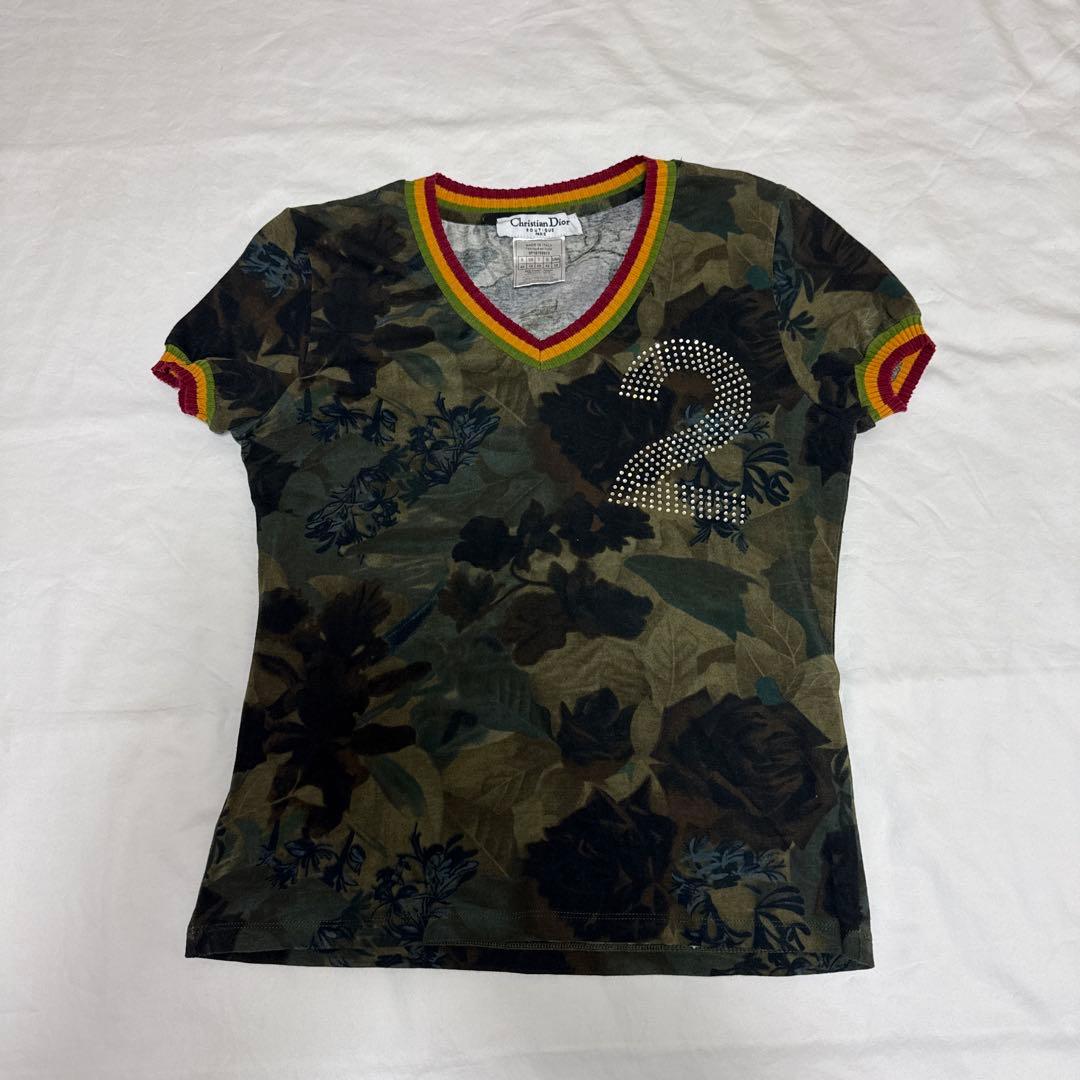 Christian Dior ガリアーノ期　カモフラージュ柄 Tシャツ
