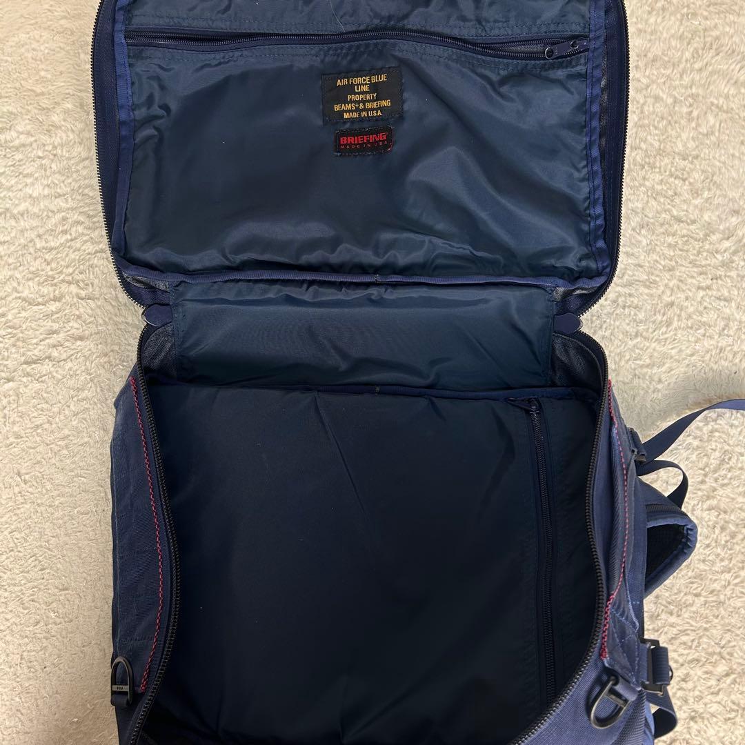 BRIEFING × BEAMS PLUS 3way BAG エアフォースブルー