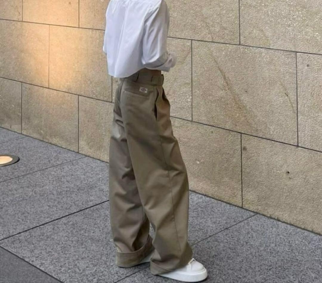 ok.soon×dickies wide chino pants オクスン