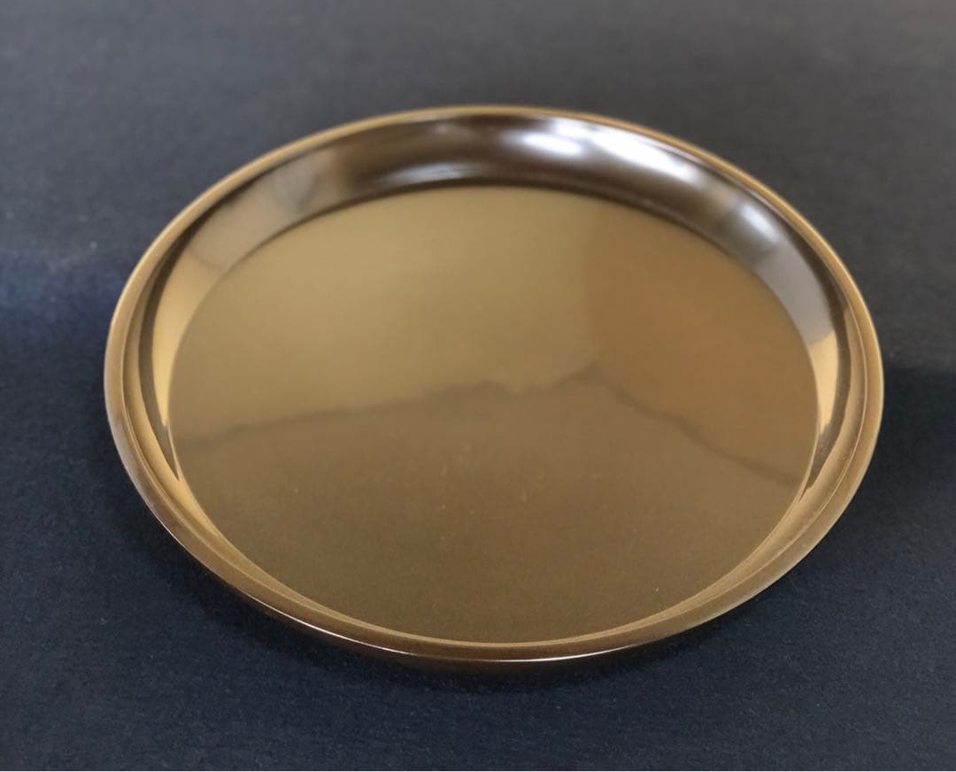 ❗️割引《R》茶道具 真塗 大円盆 木製漆器 元箱　251125え6