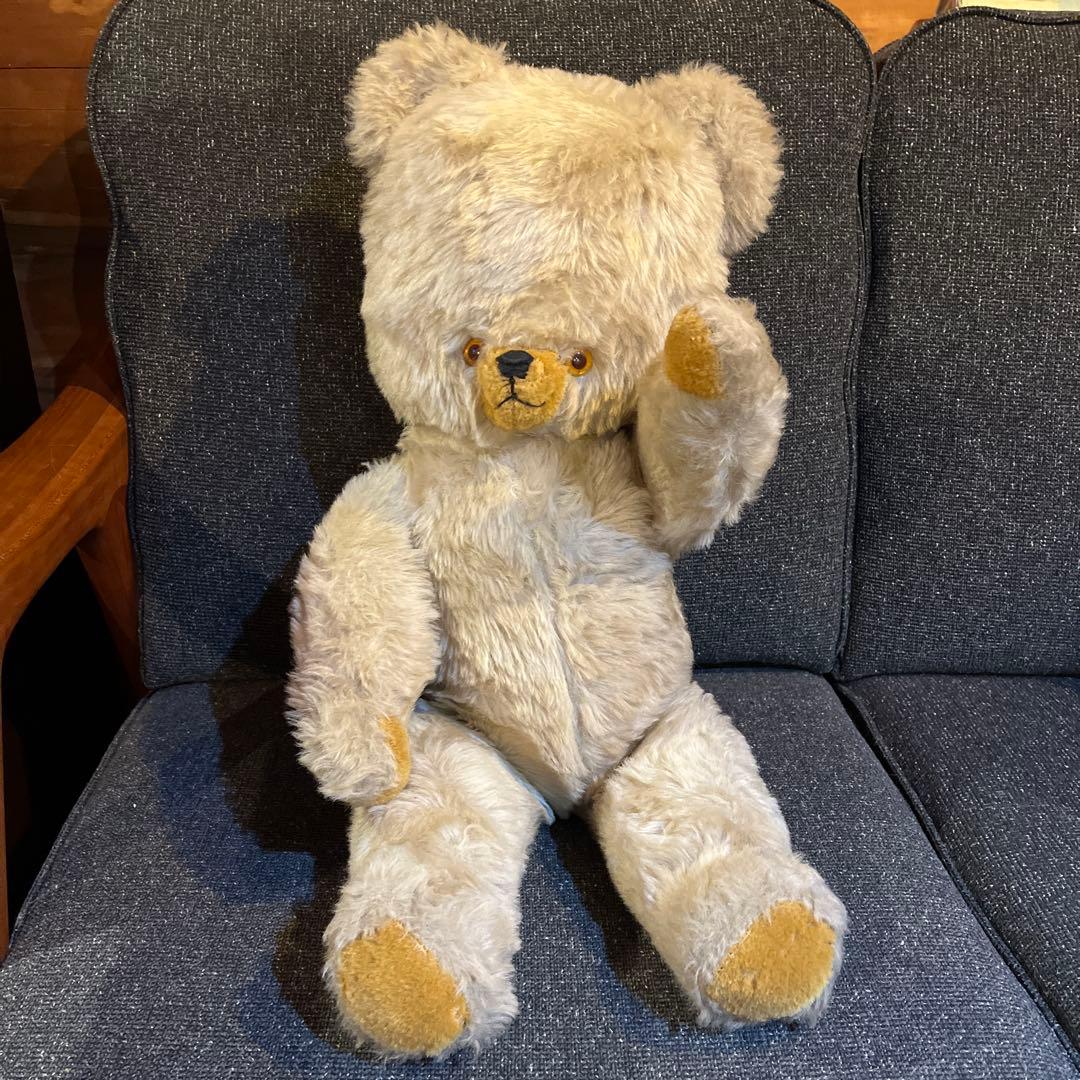 お正月お値下げ！ドイツ　DDRベア　アンティークベア　アンティークテディベア