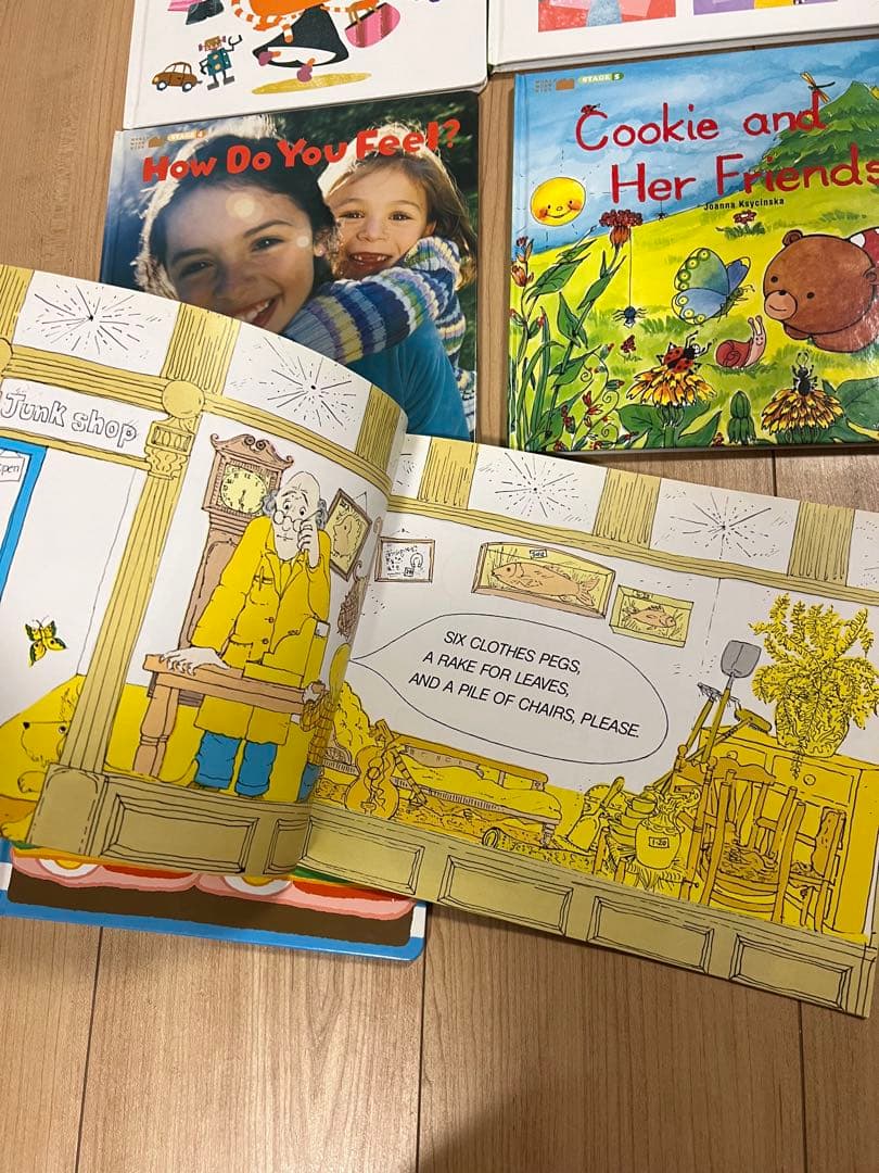 WWK ワールドワイドキッズ　ピクチャーブックセット　CD付き