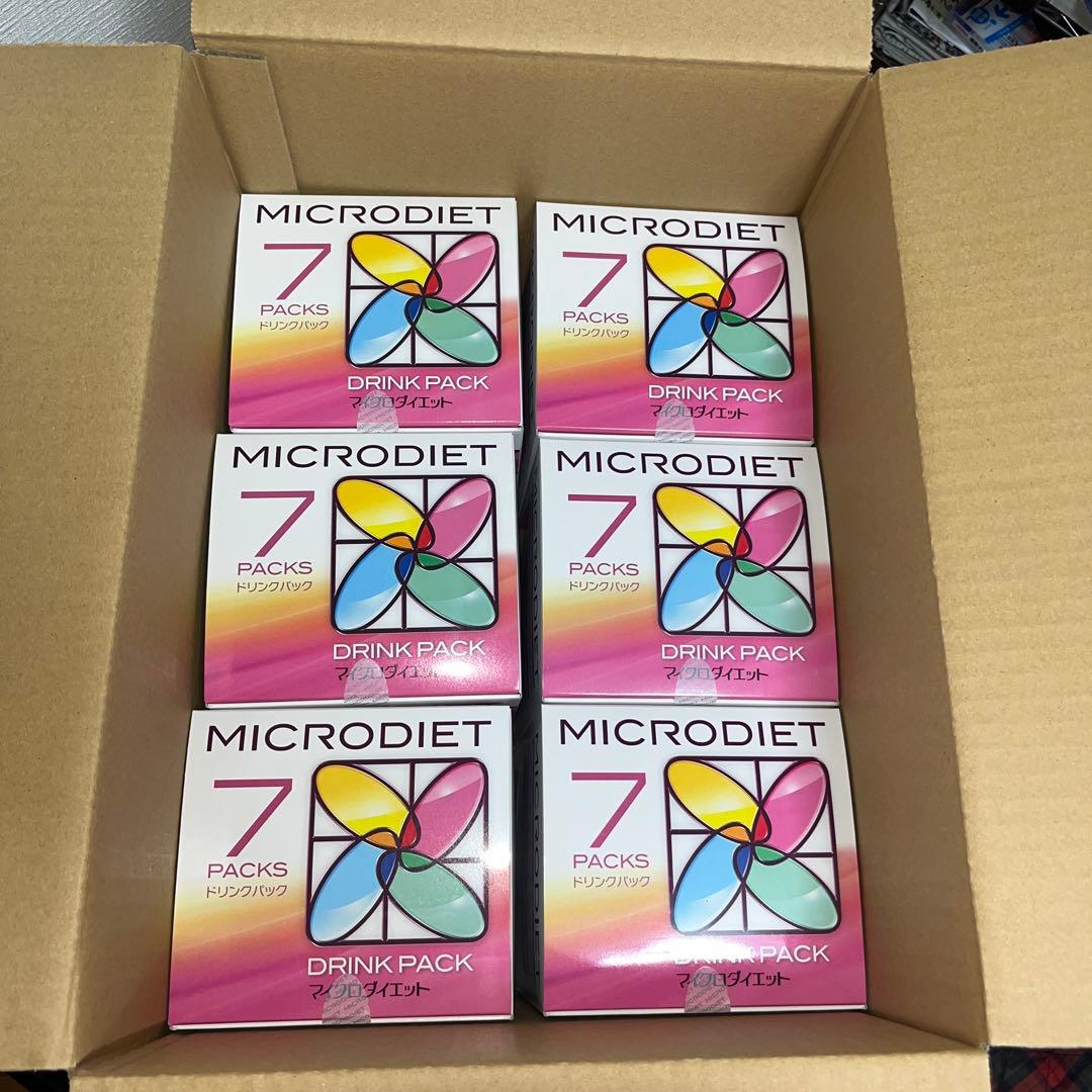 マイクロダイエット ドリンクパック７食 6箱セット(１箱定価9072円)