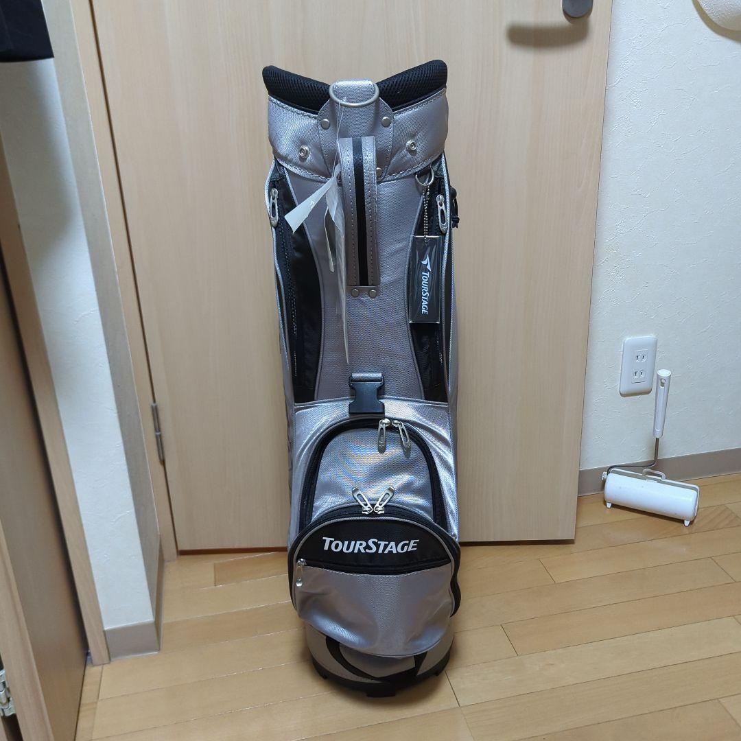 TourStage キャディバッグ シルバー/ブラック
