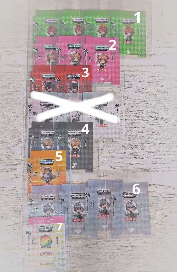 カラフルピーチ　まとめ売り　ばら売り専用　いないメンバー彡あり